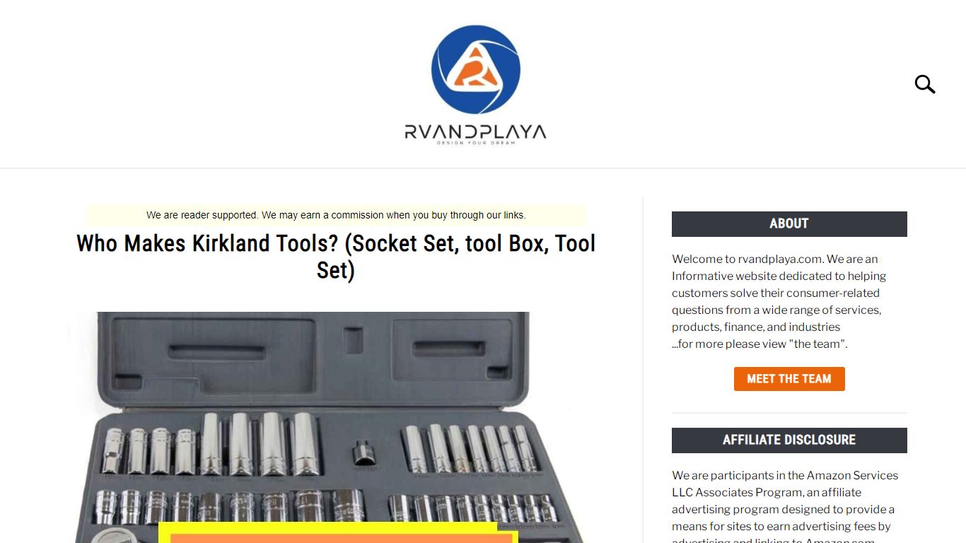 Who Makes Kirkland Tools? (Socket Set, tool Box, Tool Set)
